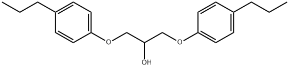 1,3-bis(4-n-propylphenoxy)-2-propanol, 14569-63-2, 结构式