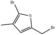 2-溴-5-(溴甲基)-3-甲基噻吩, 1462380-09-1, 结构式