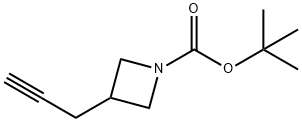 3-(丙-2-炔-1-基)氮杂环丁烷-1-羧酸叔丁酯 结构式