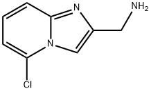 {5-chloroimidazo[1,2-a]pyridin-2-yl}methanamine Structure