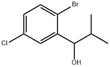 1-(2-bromo-5-chlorophenyl)-2-methylpropan-1-ol,1469168-25-9,结构式