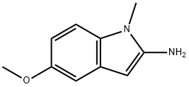 5-methoxy-1-methyl-1H-indol-2-amine Struktur