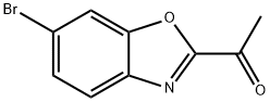 Ethanone, 1-(6-bromo-2-benzoxazolyl)- Structure