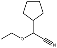 2-cyclopentyl-2-ethoxyacetonitrile Structure