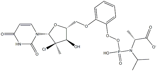 ウプリホスブビル 化学構造式