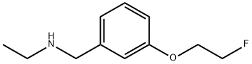 Ethyl-[3-(2-fluoroethoxy)benzyl]amine Structure