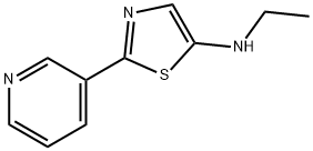 N-ethyl-2-(pyridin-3-yl)thiazol-5-amine 结构式
