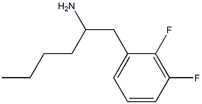 1-(2,3-DIFLUOROPHENYL)HEXAN-2-AMINE,1505575-69-8,结构式