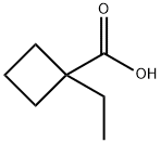 1-エチルシクロブタンカルボン酸 化学構造式