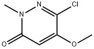 6-chloro-5-methoxy-2-methylpyridazin-3(2H)-one,1509930-06-6,结构式