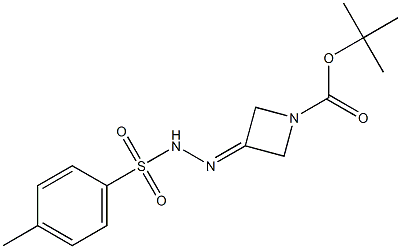 tert-butyl 3-(2-tosylhydrazono)azetidine-1-carboxylate,1510865-66-3,结构式