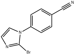 4-(2-bromo-1H-imidazol-1-yl)benzonitrile,1512223-71-0,结构式