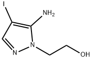 2-(5-amino-4-iodo-1H-pyrazol-1-yl)ethan-1-ol, 1512571-32-2, 结构式