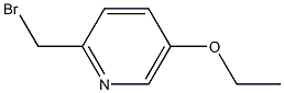2-(bromomethyl)-5-ethoxypyridine Structure