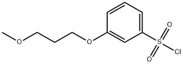 3-(3-methoxypropoxy)benzenesulfonyl chloride Structure