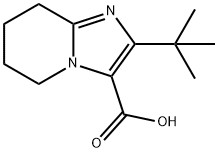 2-(叔丁基)-5,6,7,8-四氢咪唑并[1,2-A]吡啶-3-甲酸, 1522692-31-4, 结构式