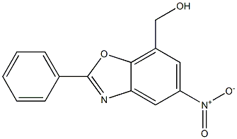 (5-nitro-2-phenylbenzo[d]oxazol-7-yl)methanol Structure