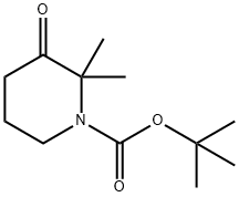 1-Boc-2,2-dimethyl-3-piperidinone Structure