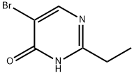 5-溴-2-乙基-3,4-二氢嘧啶-4-酮 结构式