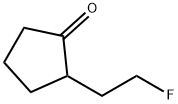 2-(2-fluoroethyl)cyclopentan-1-one Struktur