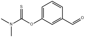 O-(3-甲酰基苯基)二甲基硫代甲酸酯, 153561-34-3, 结构式