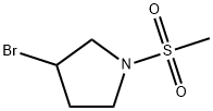 3-bromo-1-methanesulfonylpyrrolidine Struktur