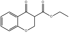 ethyl 4-oxo-3,4-dihydro-2H-1-benzopyran-3-carboxylate Struktur