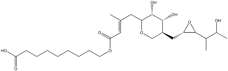 Mupirocin Impurity P/Decyl [2E,8[2S,3S(1S,2S)]]-5,9-Anhydro-2,3,4,8-tetradeoxy-8-[[3-(2-hydroxy-1-methylpropyl)oxiranyl]methyl]-3-methyl-L-talo-Non-2-enonic Acid Ester Struktur