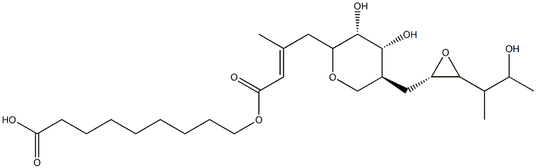 Mupirocin Impurity P/Decyl [2E,8[2S,3S(1S,2S)]]-5,9-Anhydro-2,3,4,8-tetradeoxy-8-[[3-(2-hydroxy-1-methylpropyl)oxiranyl]methyl]-3-methyl-L-talo-Non-2-enonic Acid Ester Structure