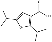 2,5-bis(propan-2-yl)furan-3-carboxylic acid Structure