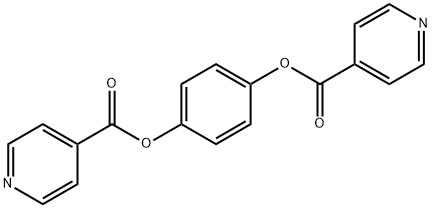 4-Pyridinecarboxylic acid, 4,4'-(1,4-phenylene) ester Struktur