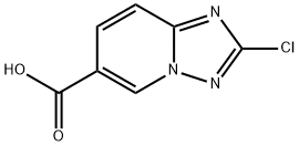 2-Chloro-[1,2,4]triazolo[1,5-a]pyridine-6-carboxylic acid Struktur