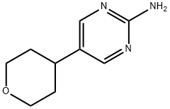 2-Amino-5-(oxan-4-yl)pyrimidine Structure