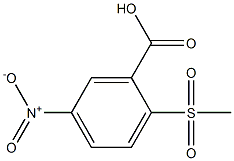 2-(methylsulfonyl)-5-nitrobenzoic acid Struktur