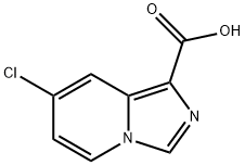 7-chloroimidazo[1,5-a]pyridine-1-carboxylic acid,1554452-09-3,结构式