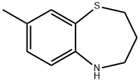 8-methyl-2,3,4,5-tetrahydro-1,5-benzothiazepine Structure