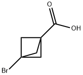 3-bromobicyclo[1.1.1]pentane-1-carboxylic acid Struktur