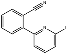 2-Fluoro-6-(2-cyanophenyl)pyridine, 1563529-75-8, 结构式