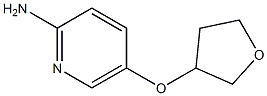 2-Amino-5-(tetrahydrofuran-3-yloxy)pyridine Struktur