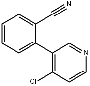 2-(4-CHLOROPYRIDIN-3-YL)BENZONITRILE Structure