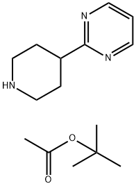 2-(N-Boc-piperidin-4-yl)pyrimidine 结构式
