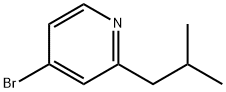 4-Bromo-2-(iso-butyl)pyridine 结构式