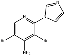 4-Amino-3,5-dibromo-2-(imidazol-1-yl)pyridine|