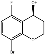 (S)-8-bromo-5-fluorochroman-4-ol 结构式