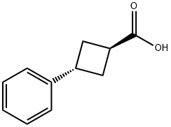 反式-3-苯基环丁烷羧酸,1570-98-5,结构式