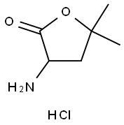 3-amino-5,5-dimethyloxolan-2-one hydrochloride Struktur