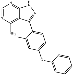 1H-Pyrazolo[3,4-d]pyrimidin-4-amine, 3-(2-fluoro-4-phenoxyphenyl)-