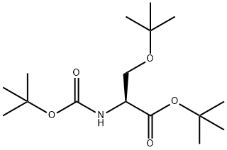 tert-butyl (2S)-3-[(2-methylpropan-2-yl)oxy]-2-[(2-methylpropan-2-yl)oxycarbonylamino]propanoate,158009-00-8,结构式