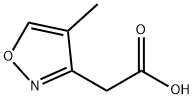 2-(4-甲基-3-异噁唑基)乙酸, 1582184-65-3, 结构式