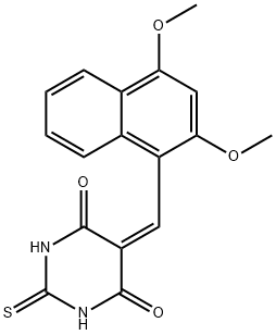 5-((2,4-dimethoxynaphthalen-1-yl)methylene)-2-thioxodihydropyrimidine-4,6(1H,5H)-dione